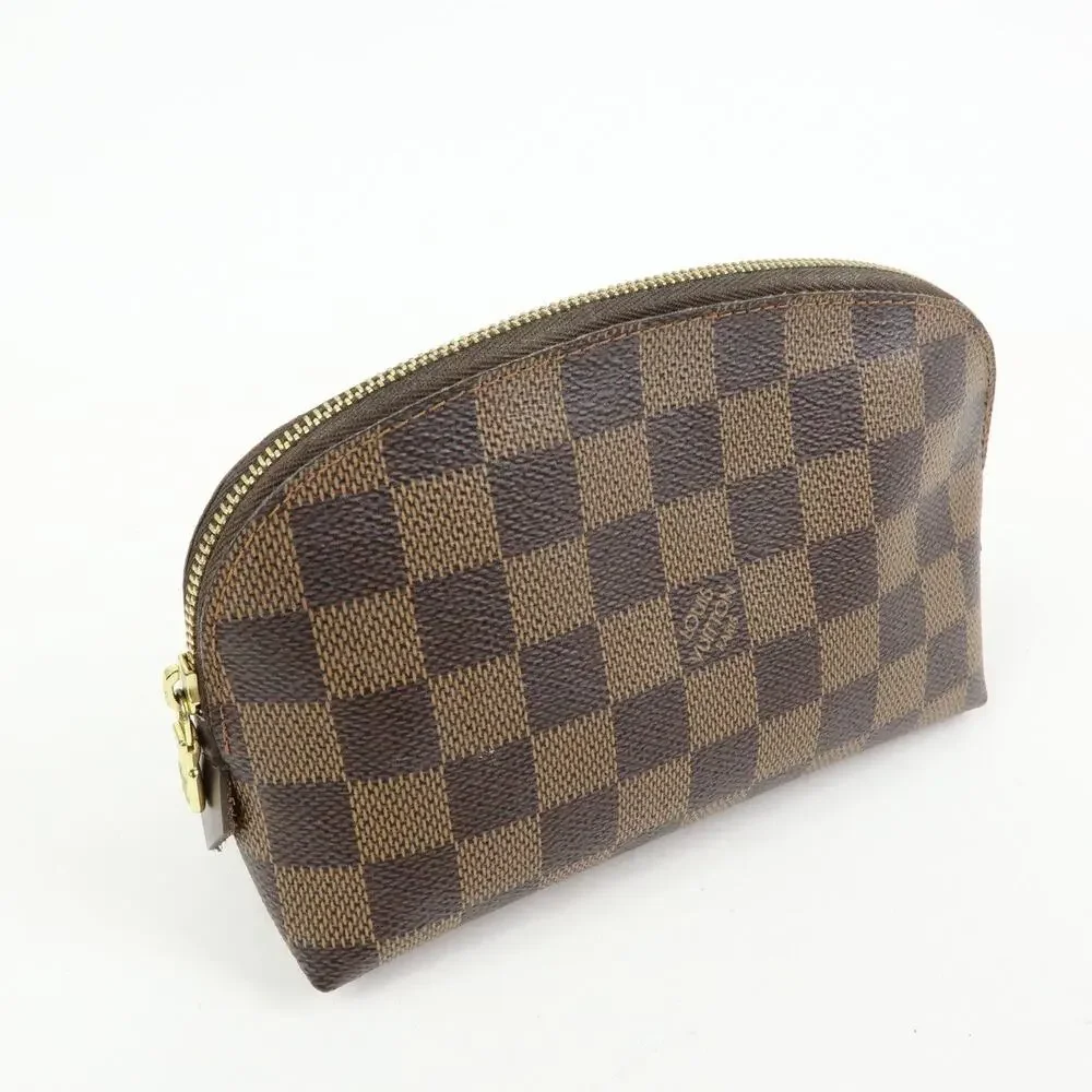 Louis Vuitton Damier Ebene Cosmetic Brown